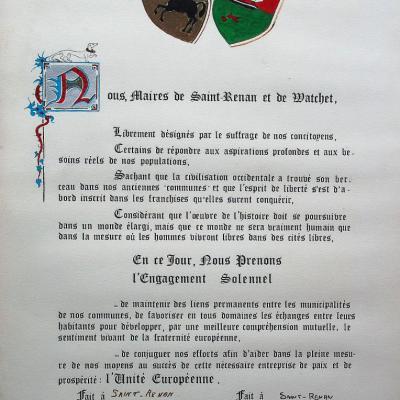 charte signée à Saint Renan